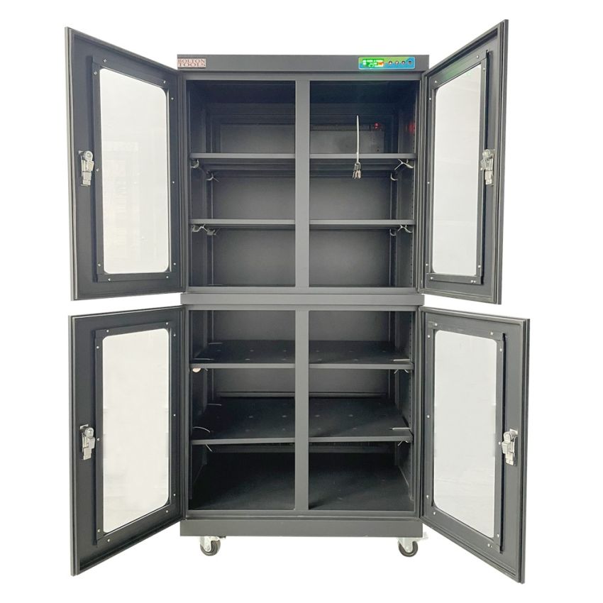 20%-60%RH Digital Dry Cabinet 880L Electronic Moisture Proof Dehumidifier Low Humidity Control Lens Box