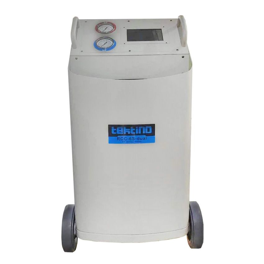 Fully Automatic Refrigerant Recovery & Recharge Machine 96% Recovery Dual Gas Cylinder for Car HVAC
