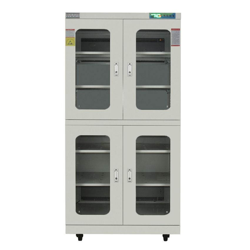 1%-10%RH Digital Dry Cabinet 880L Moisture Proof Dehumidifier Low Humidity Control Lens Box