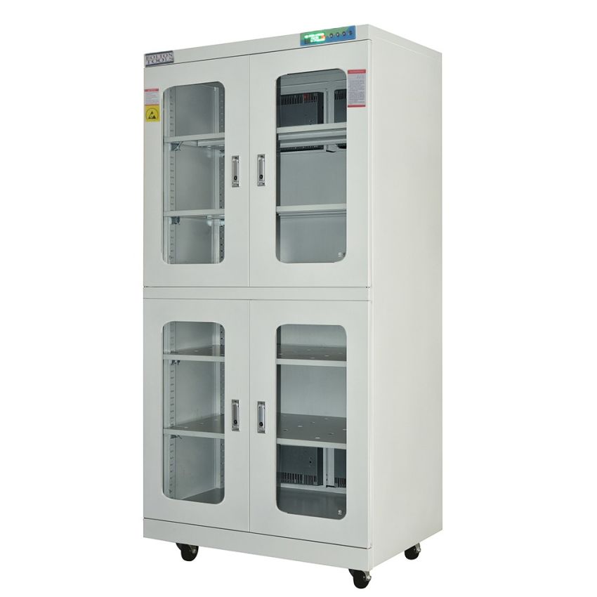 1%-10%RH Digital Dry Cabinet 880L Moisture Proof Dehumidifier Low Humidity Control Lens Box