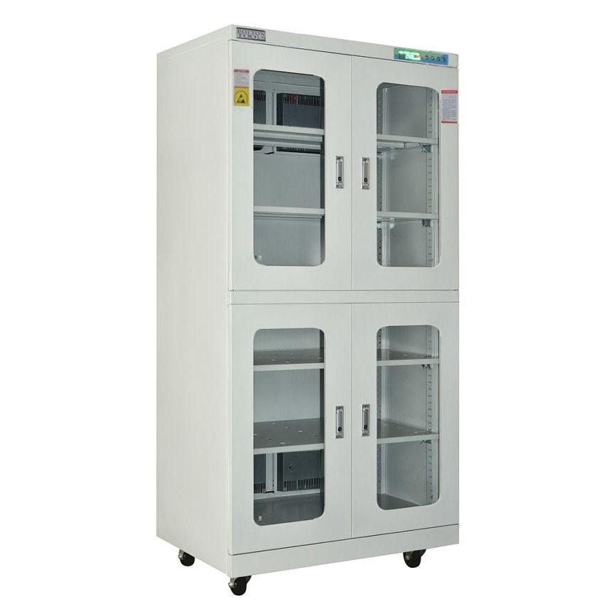 1%-10%RH Digital Dry Cabinet 880L Moisture Proof Dehumidifier Low Humidity Control Lens Box