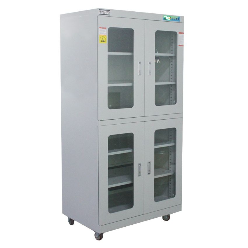 1%-10%RH Digital Dry Cabinet 880L Moisture Proof Dehumidifier Low Humidity Control Lens Box