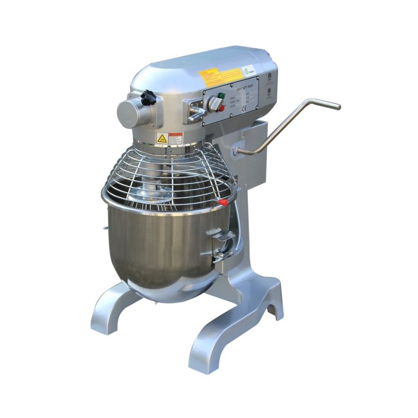 20 Qt. Commercial Planetary Floor Mixer ETL Certified with Guard & Timer Electric Food Mixer