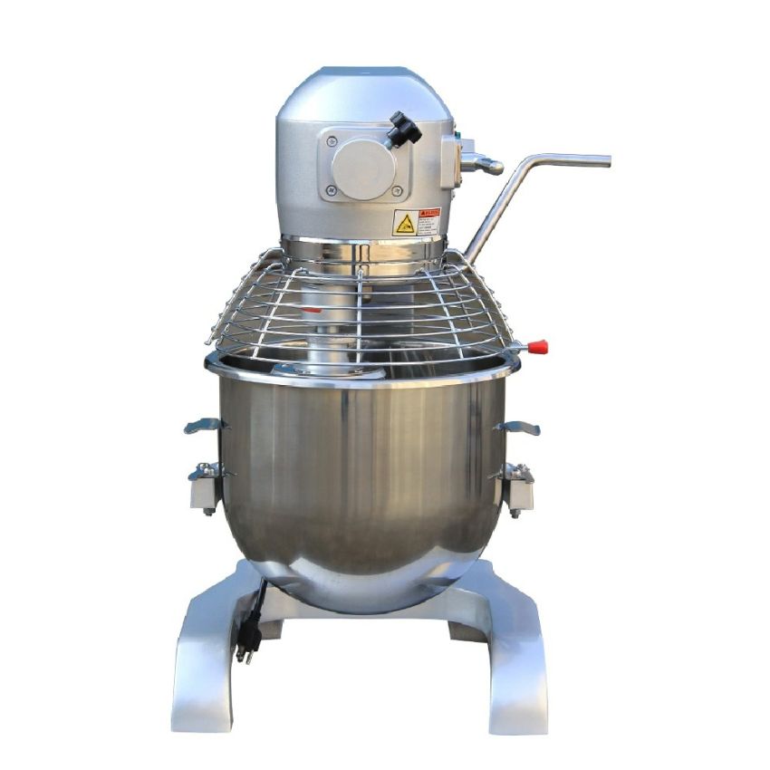 20 Qt. Commercial Planetary Floor Mixer ETL Certified with Guard & Timer Electric Food Mixer