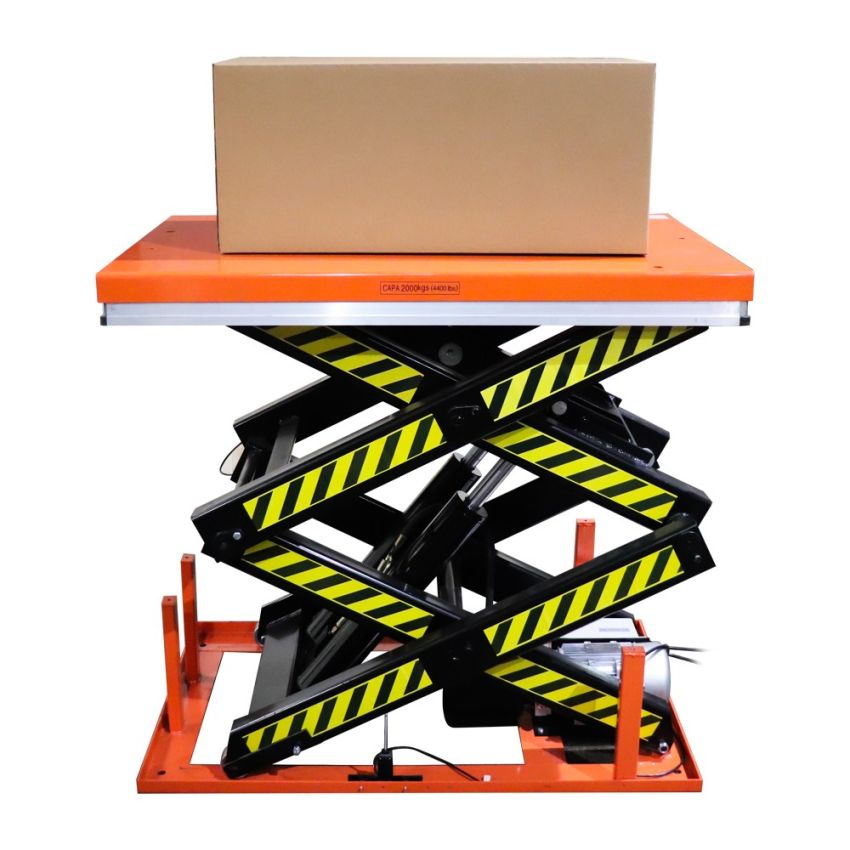 Electric Hydraulic Scissor 4400lb Lift Table 51 1/8